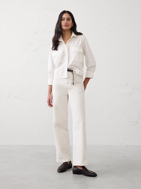 CHEMISE UTILITAIRE EN POPELINE