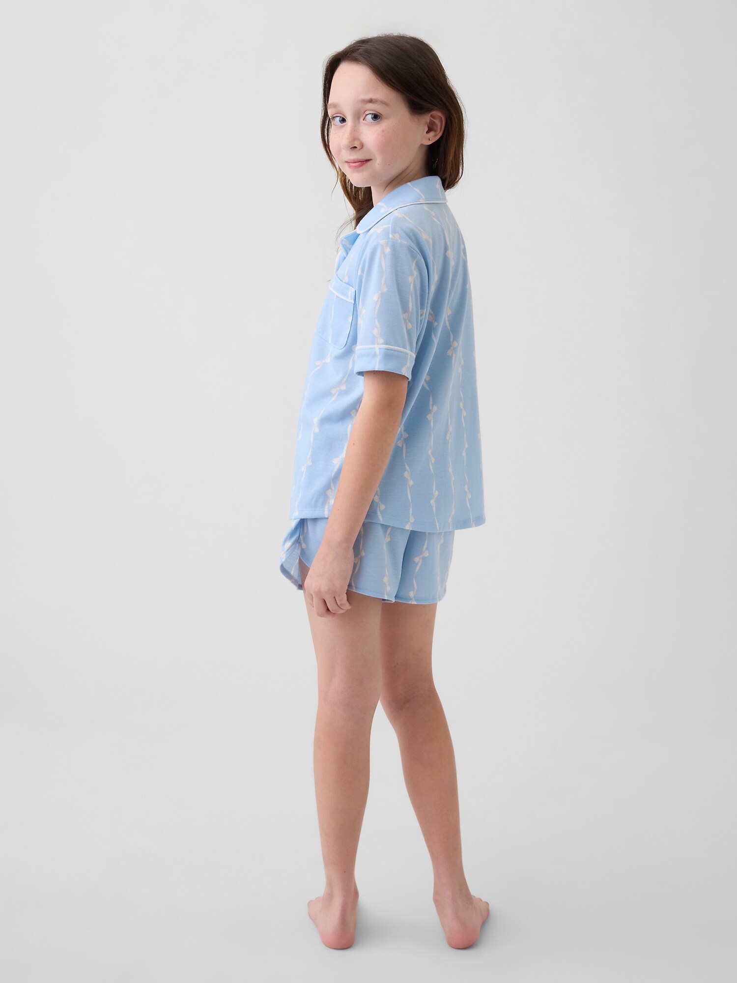 リサイクル ショートパンツパジャマセット (キッズ)-2