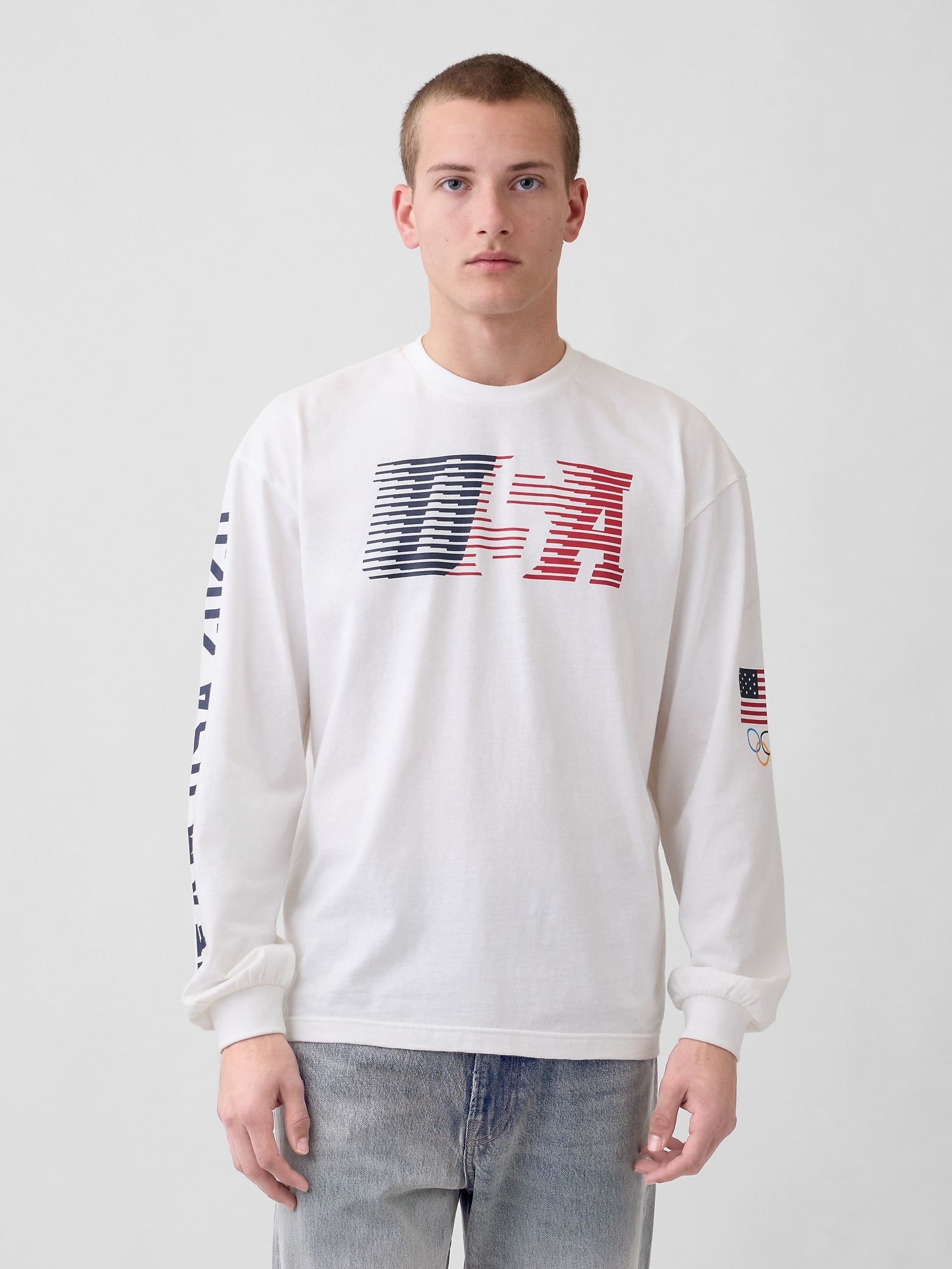 Adult Team USA Oversized Graphic T-Shirt