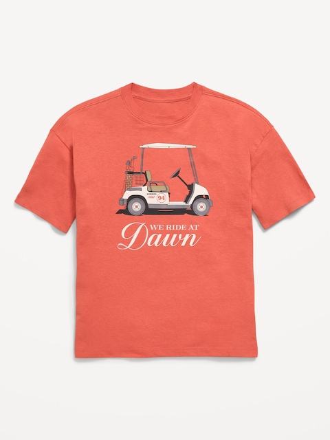 T-SHIRT SURDIMENSIONNÉ À MANCHES COURTES ET À IMPRIMÉ POUR GARÇON