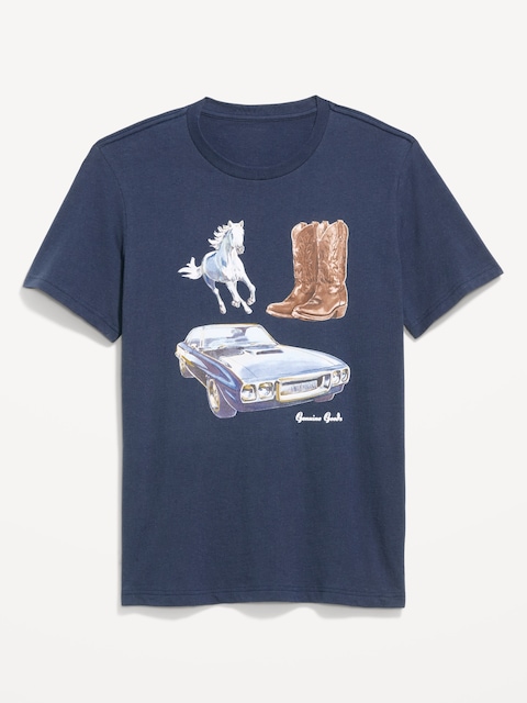 T-SHIRT RAS DU COU À IMPRIMÉ