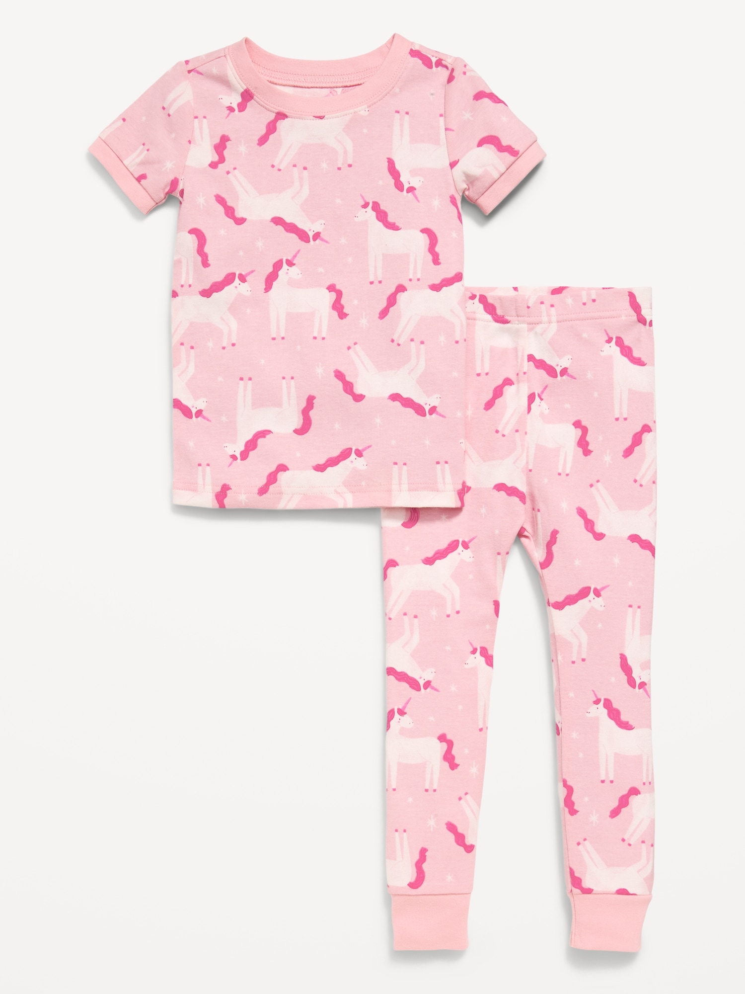 Unisex Snug-Fit Printed Pajama Set for Toddler & Baby