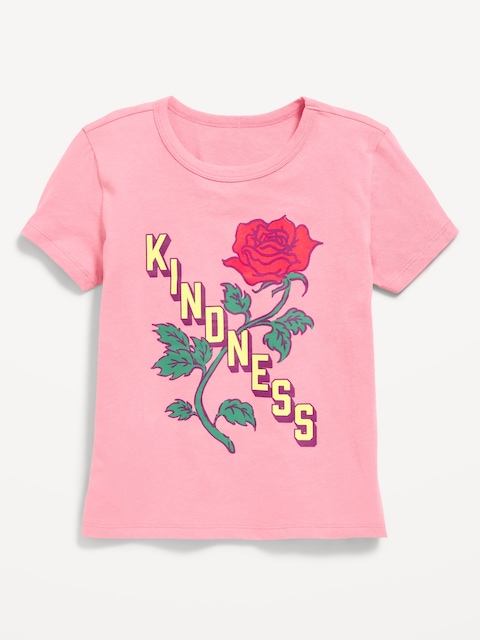 T-SHIRT À MANCHES COURTES À IMPRIMÉ POUR FILLE
