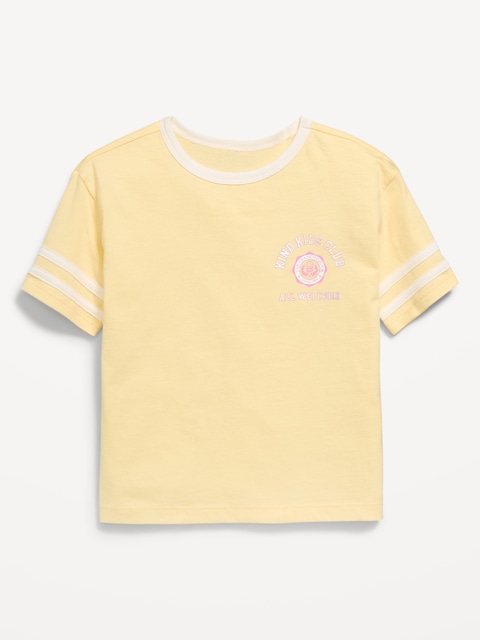 Oversized Graphic T-Shirt for Toddler Girls