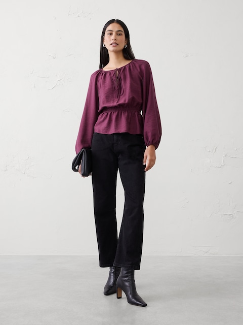 Tie-Front Top