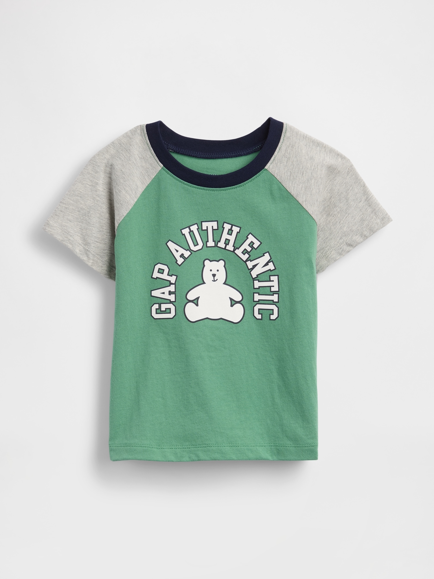 babyGap カラーブロック ブランナンベア グラフィックTシャツ-0