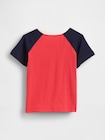 babyGap カラーブロック ブランナンベア グラフィックTシャツ-1