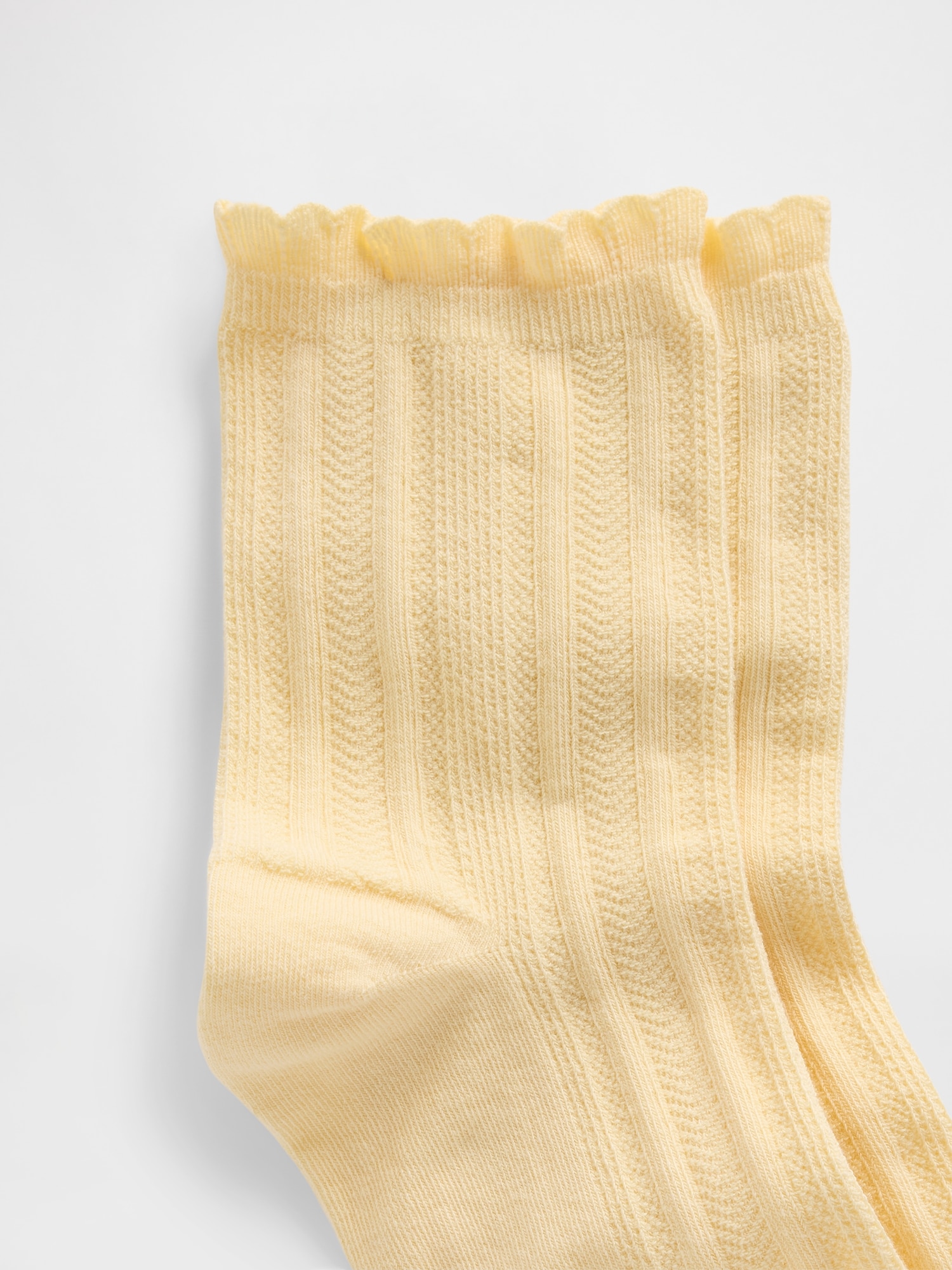 ポインテール ハーフ クルーソックス-1