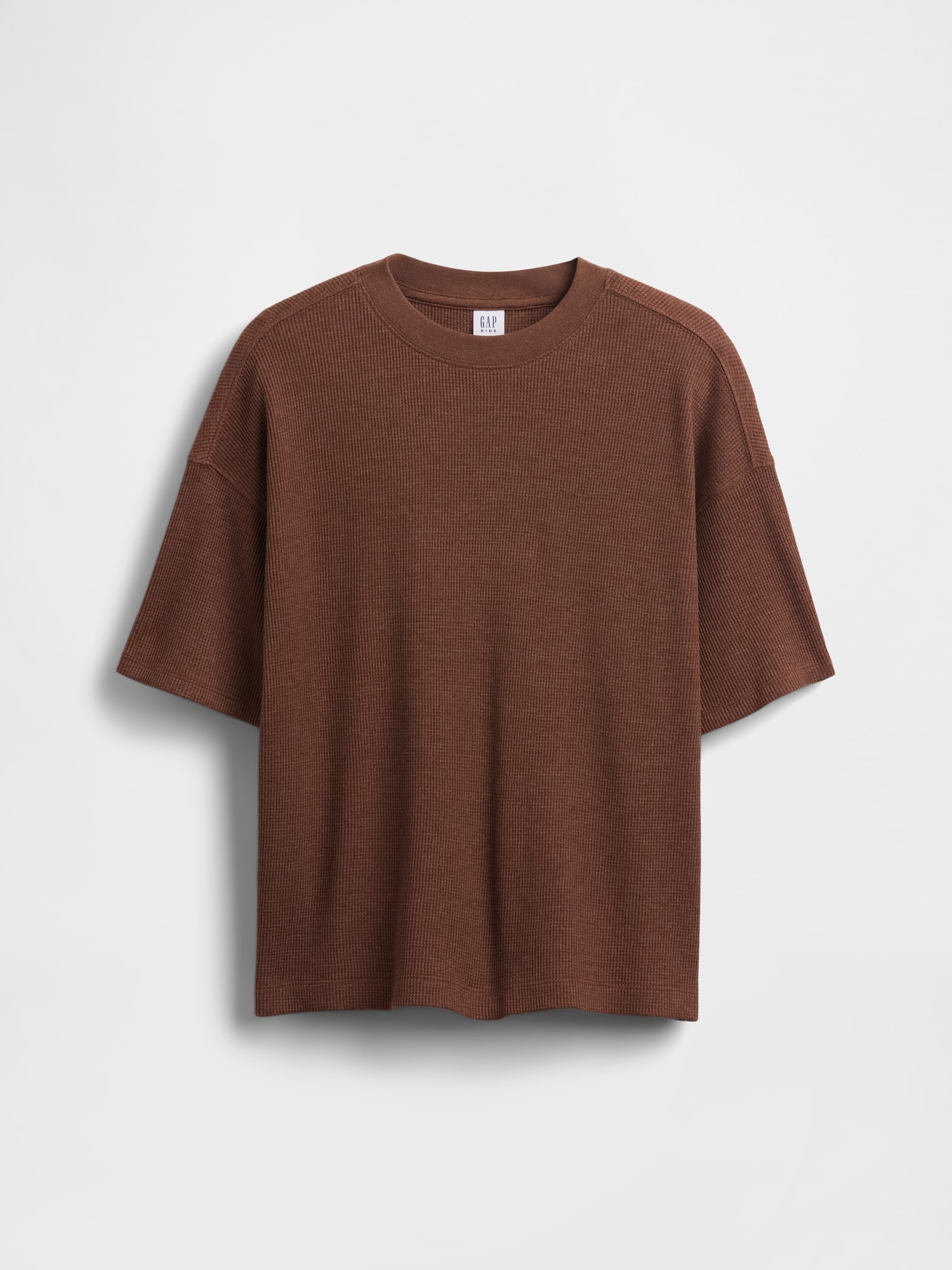 T-SHIRT GAUFRÉ SURDIMENSIONNÉ POUR ENFANT