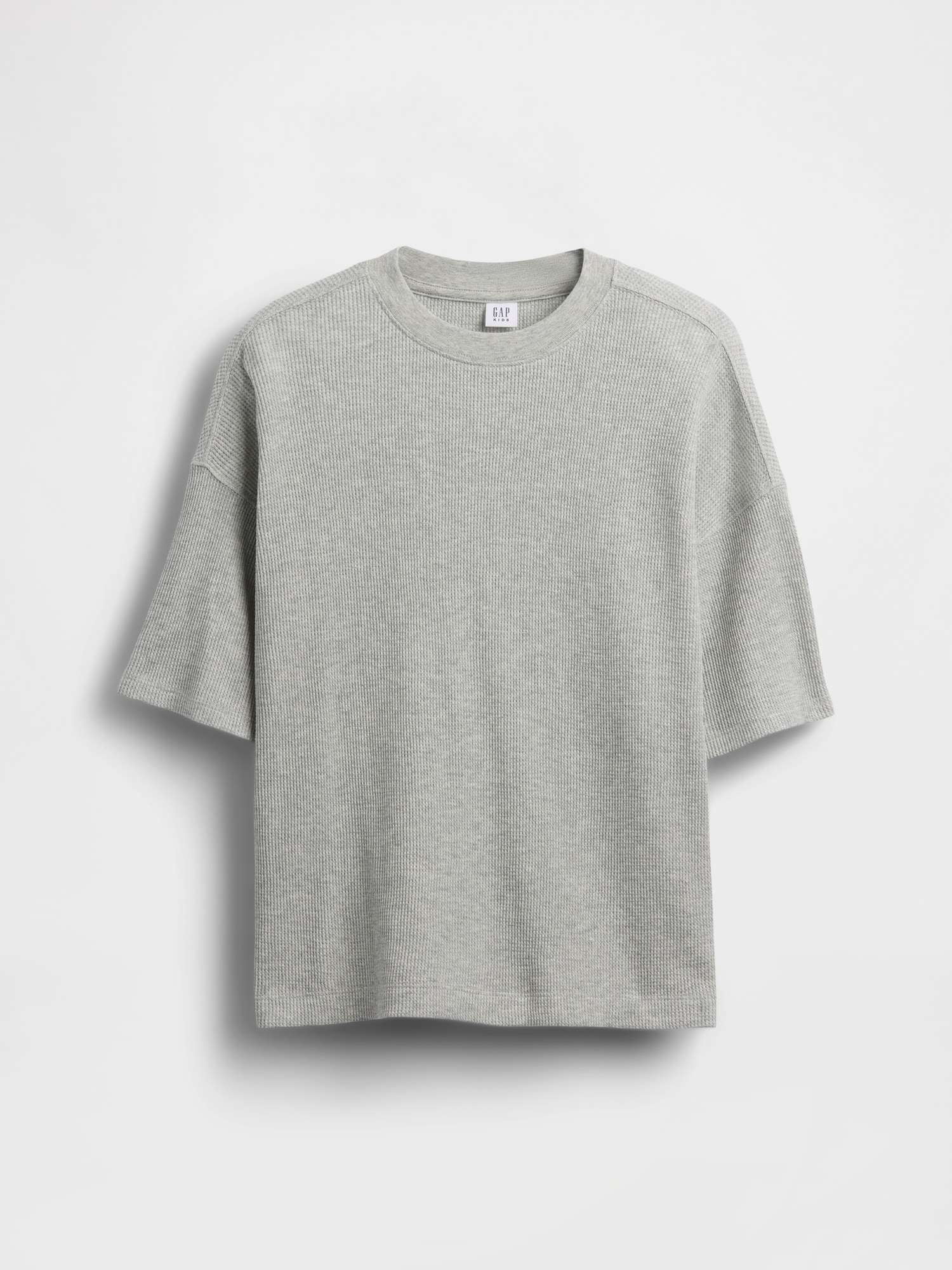 T-SHIRT GAUFRÉ SURDIMENSIONNÉ POUR ENFANT