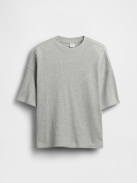 Kids Oversized Waffle T-Shirt