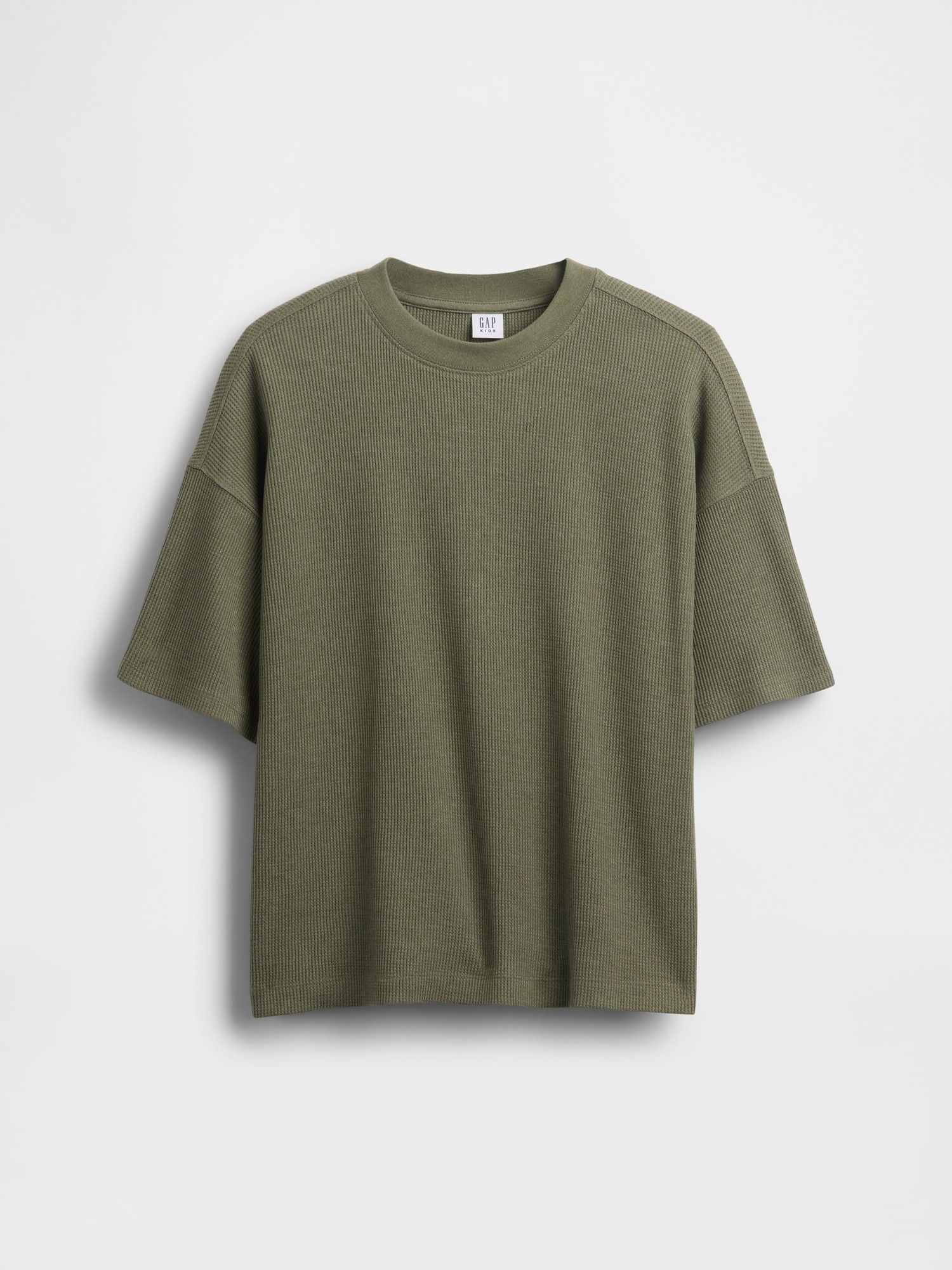 T-SHIRT GAUFRÉ SURDIMENSIONNÉ POUR ENFANT