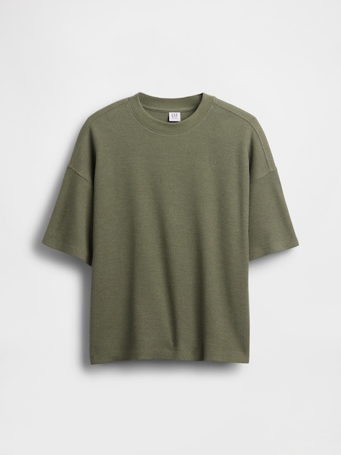 Kids Oversized Waffle T-Shirt
