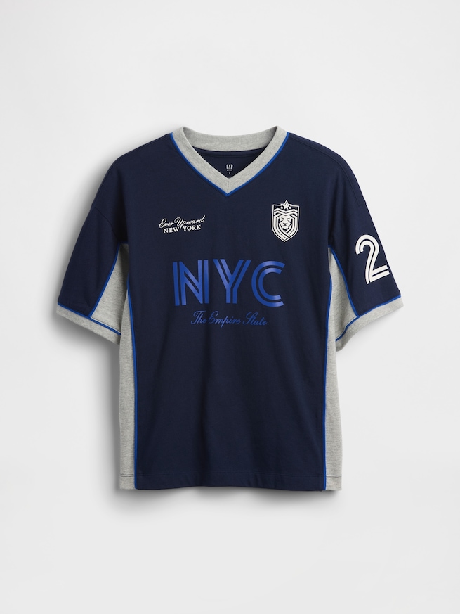 オーバーサイズ ジャージーTシャツ (キッズ)-0