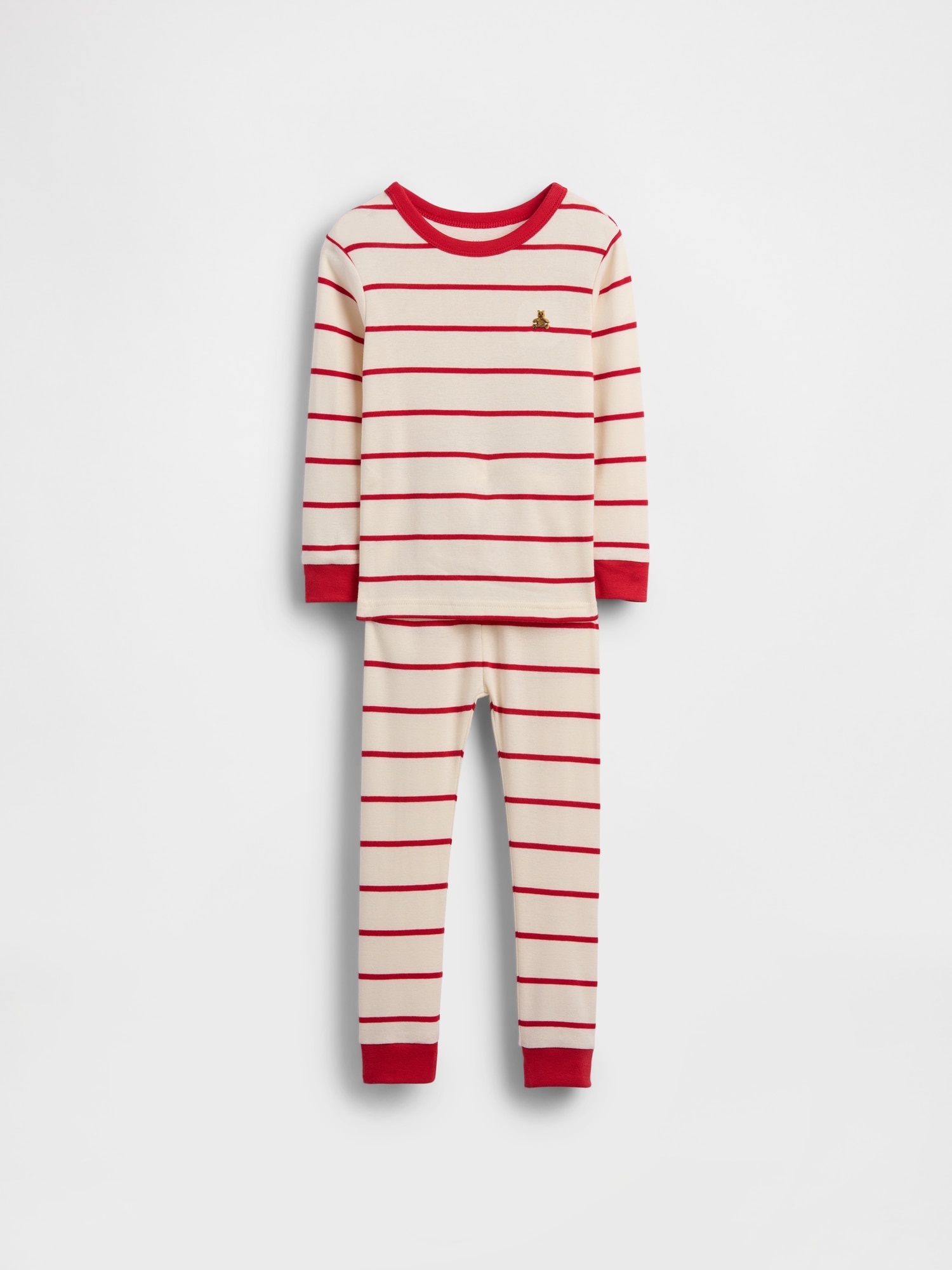 PYJAMA EN COTON BIOLOGIQUE BROSSÉ POUR BÉBÉ ET TOUT-PETIT