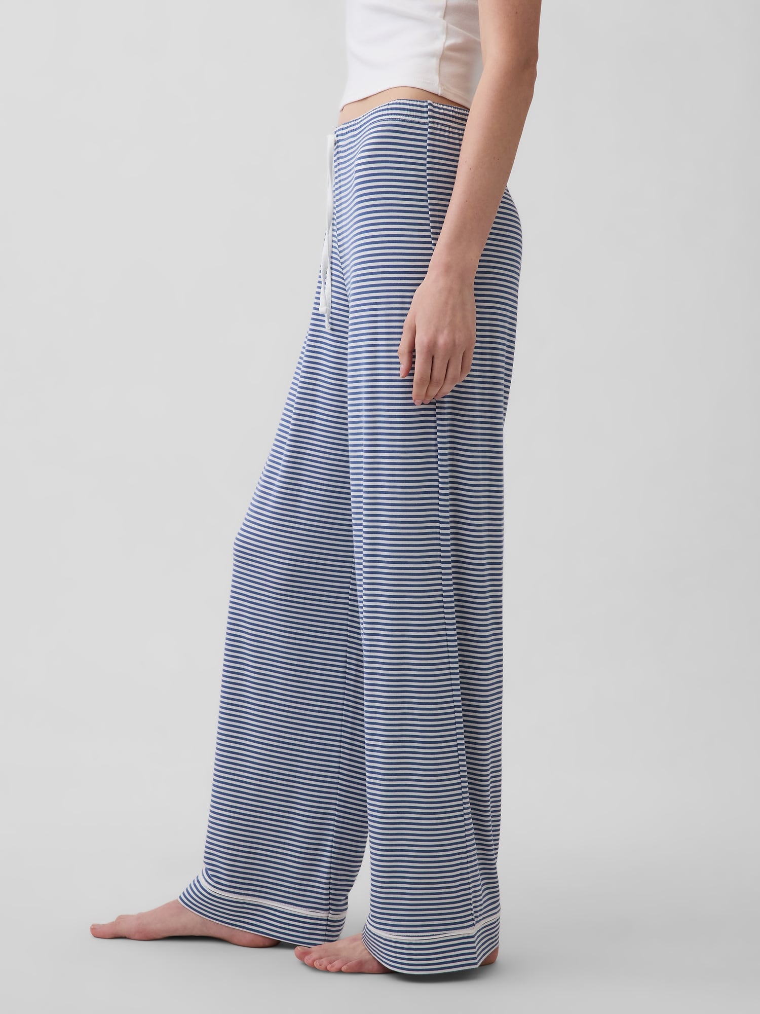 スーパーソフト モダール パジャマパンツ-2