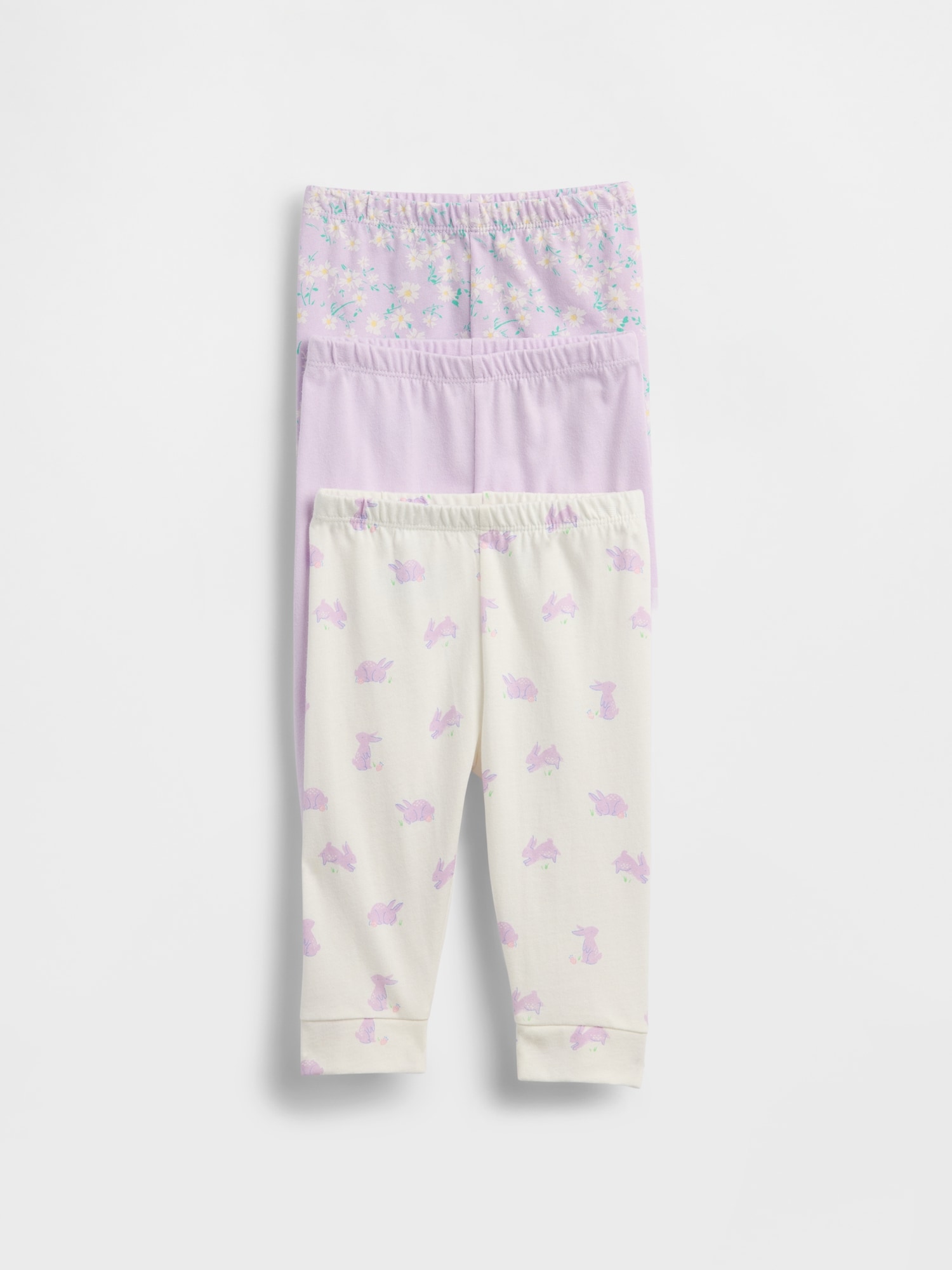 Baby First Favorites Organic Cotton Pull-On Pants (3-Pack)