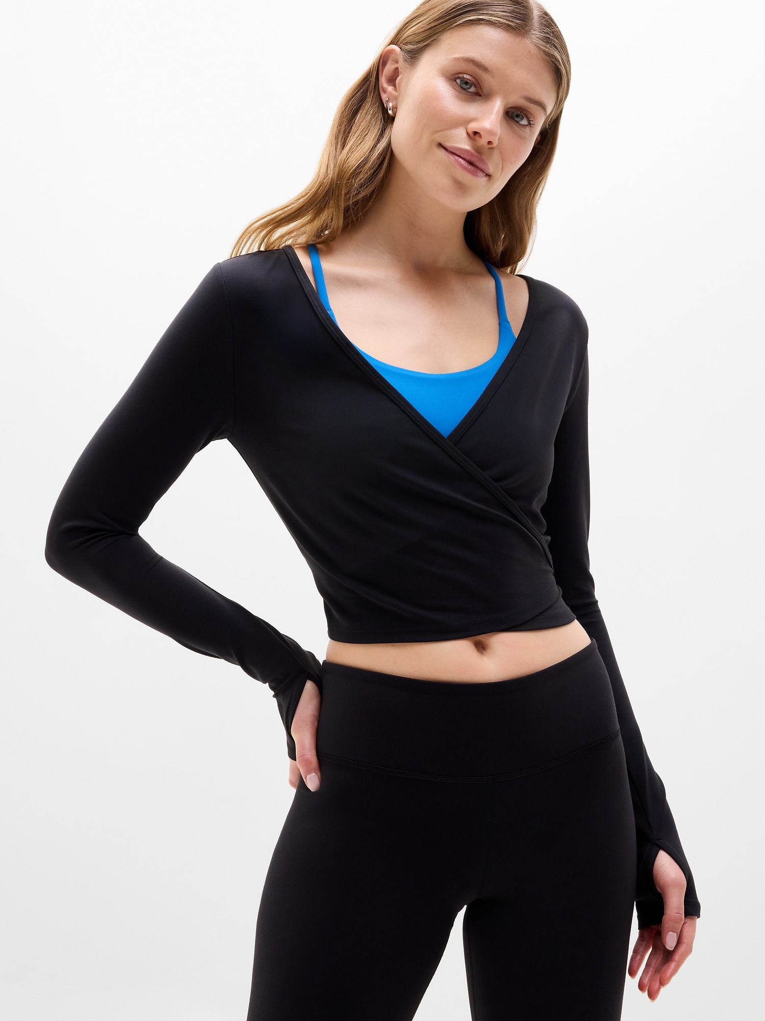 ★ ATHLETA ★ Women's Crossover Shirt | Athleta
