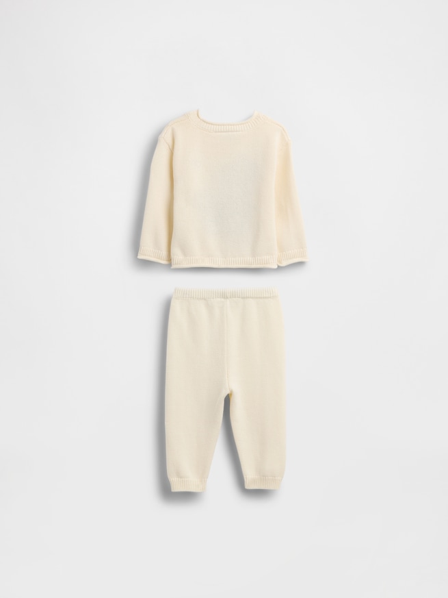 くまのプーさん ニットセット (ベビー)-1