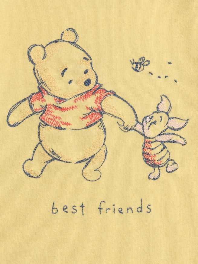 くまのプーさん オーガニックコットン ボディスーツ (ベビー)-2