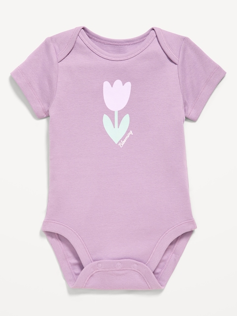 Short-Sleeve Graphic Bodysuit for Baby