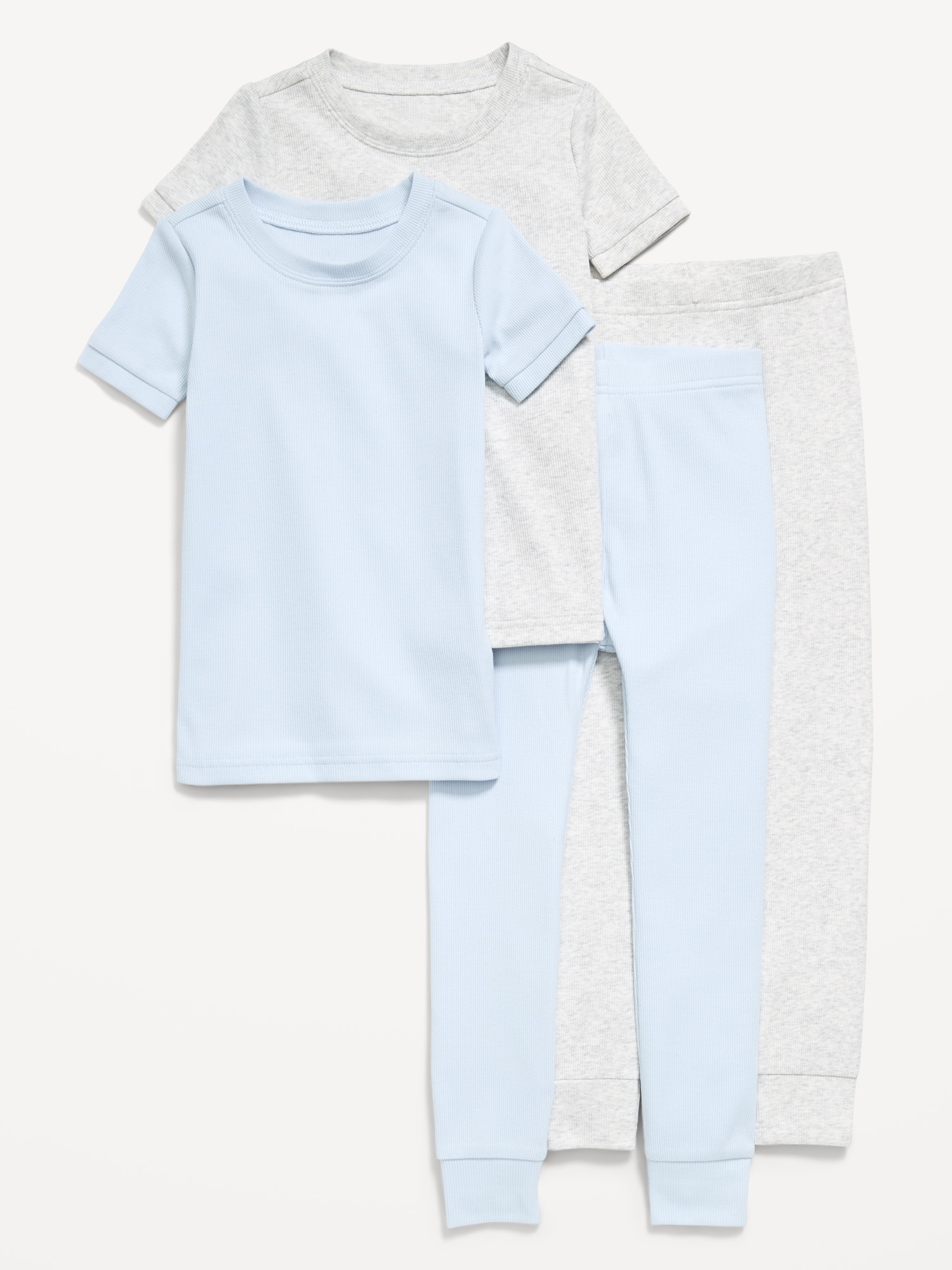Printed Snug-Fit Pajama 4-Piece for Toddler & Baby