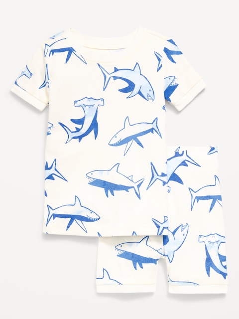 Printed Snug-Fit Pajama Set for Toddler & Baby