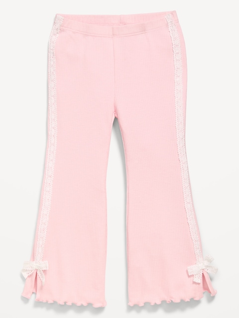 LEGGING CÔTELÉ ÉVASÉ À RAYURE LATÉRALE POUR TOUTE-PETITE