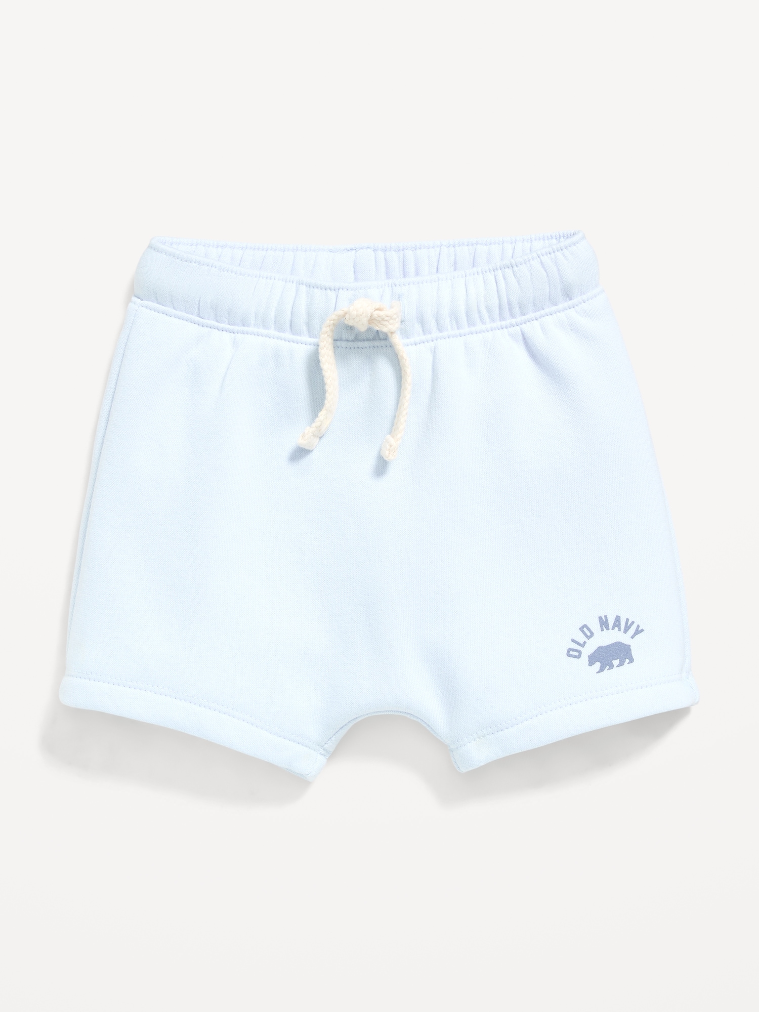 Printed Logo-Graphic Fleece Shorts for Baby