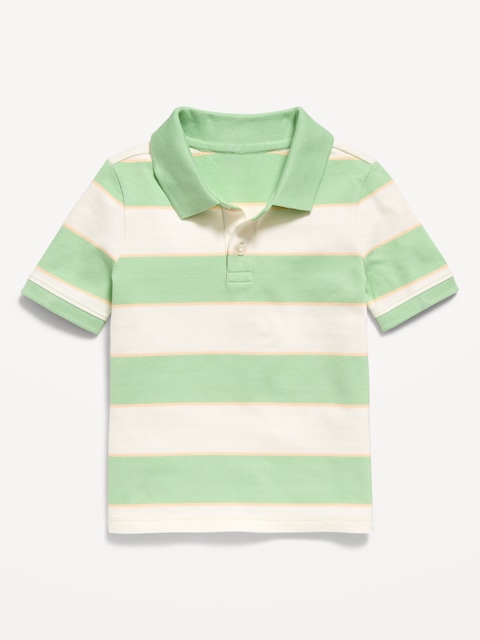 Short-Sleeve Pique Polo Shirt for Toddler Boys