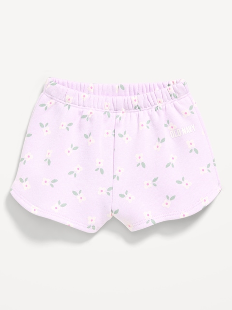 Logo-Graphic Dolphin-Hem Shorts for Baby