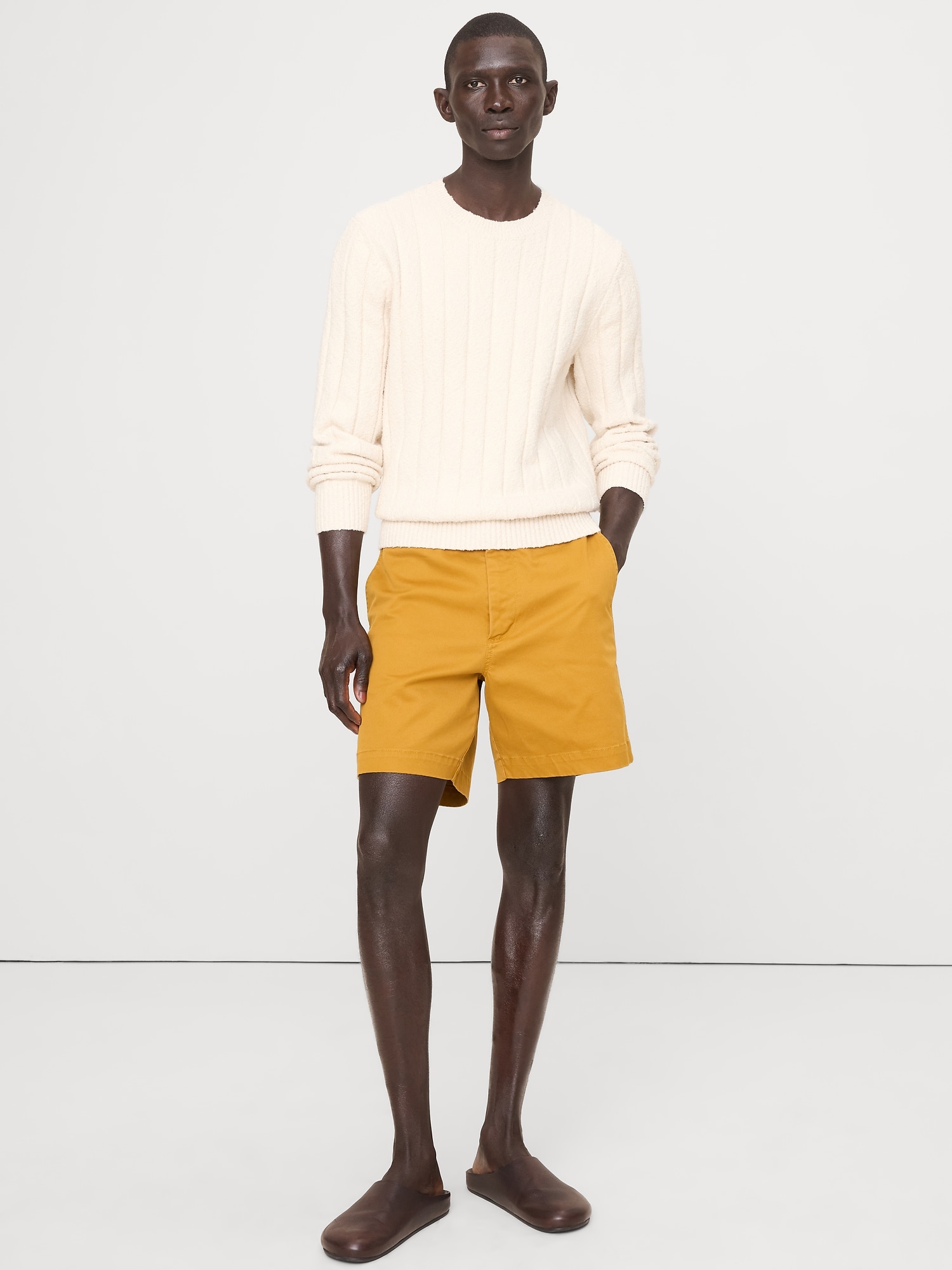 SHORT EN CHINO RODÉ 18 CM