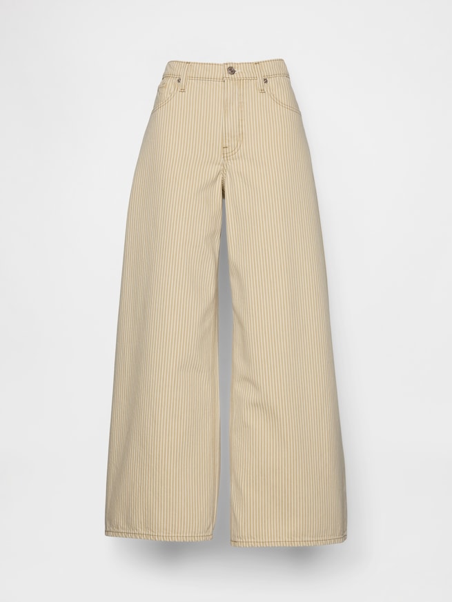 ロースラング ストライプ スーパーバギーデニム-4