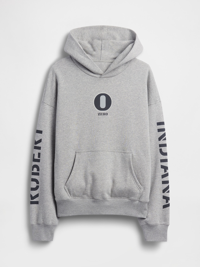 ロバート・インディアナ ヴィンテージソフト グラフィックパーカー-6