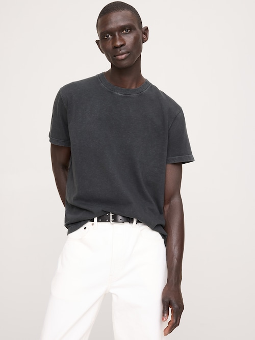 ヘリテージ コットンスラブ クルーネックTシャツ