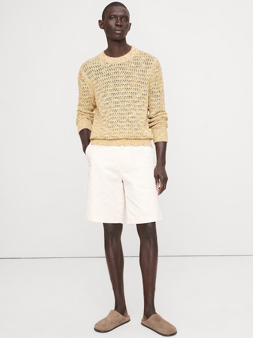 9インチ リブイン チノ ショートパンツ