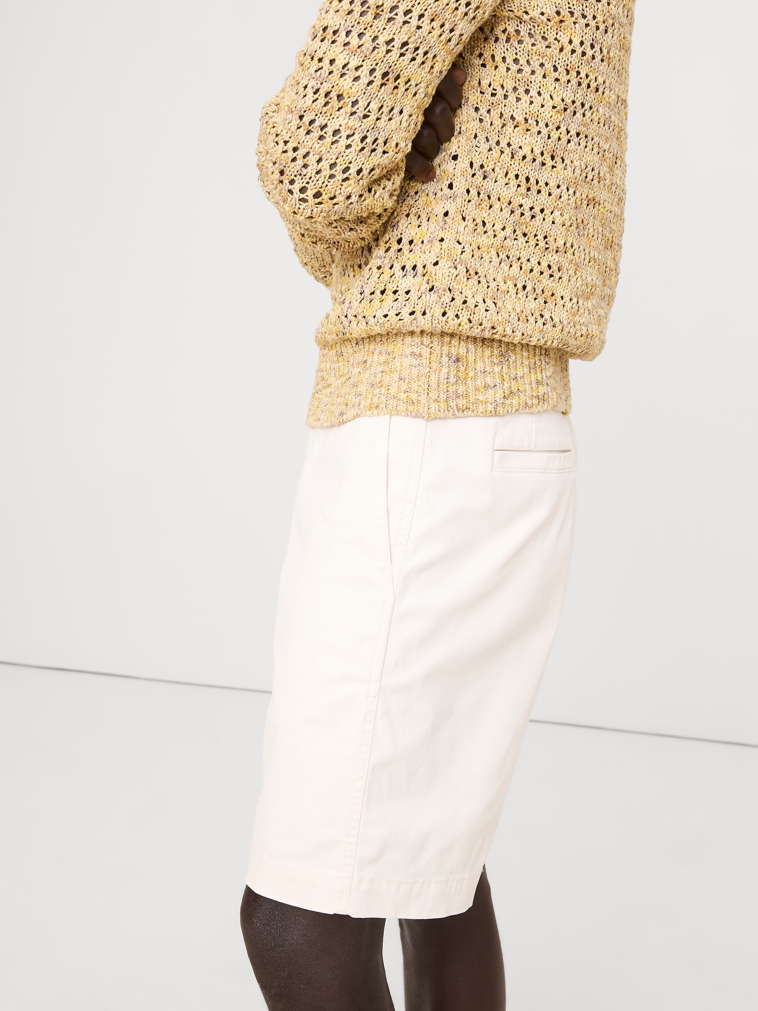 9インチ リブイン チノ ショートパンツ-2