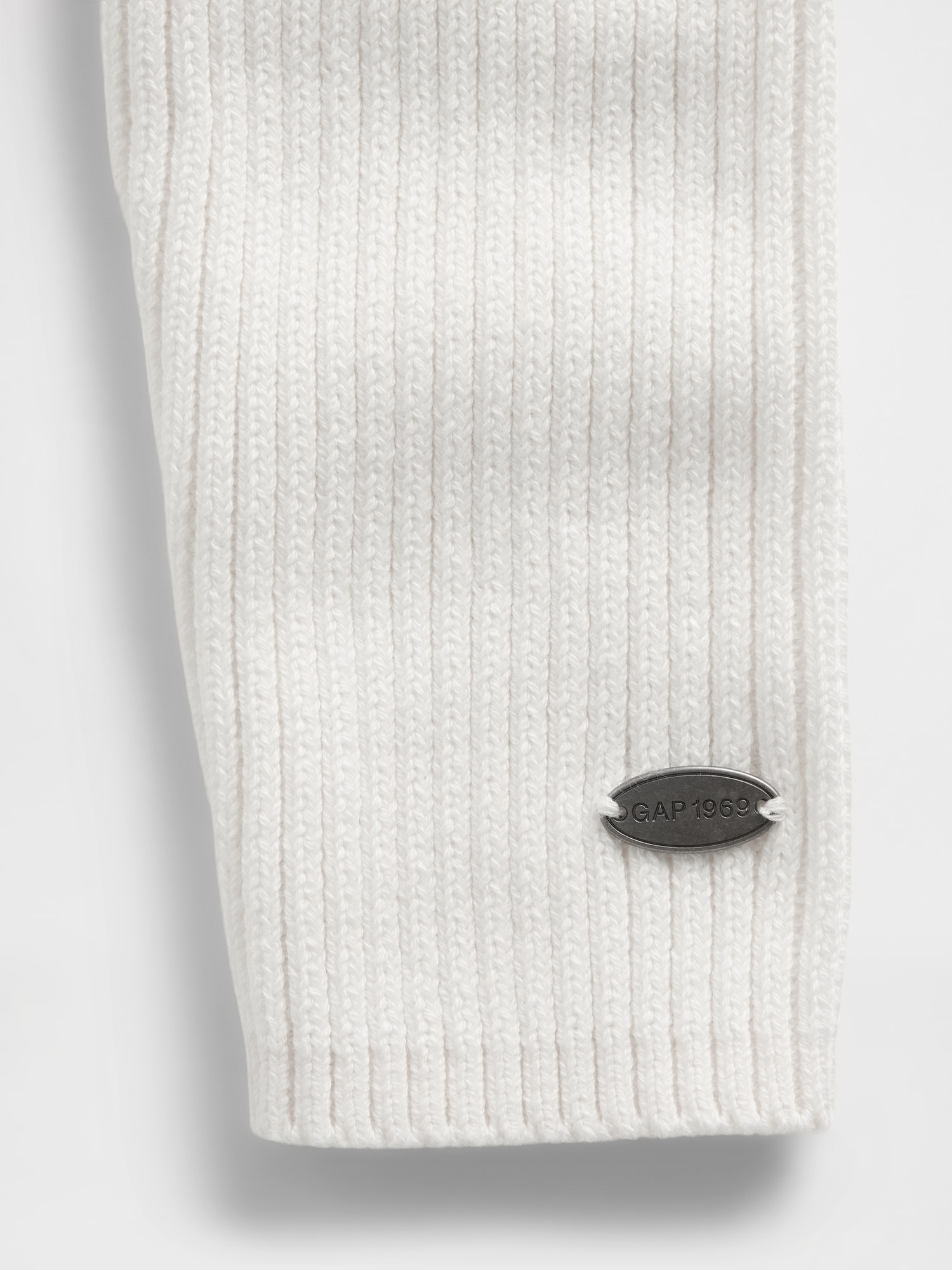 コットン100% リラックスフィット リブ ボレロセーター-4