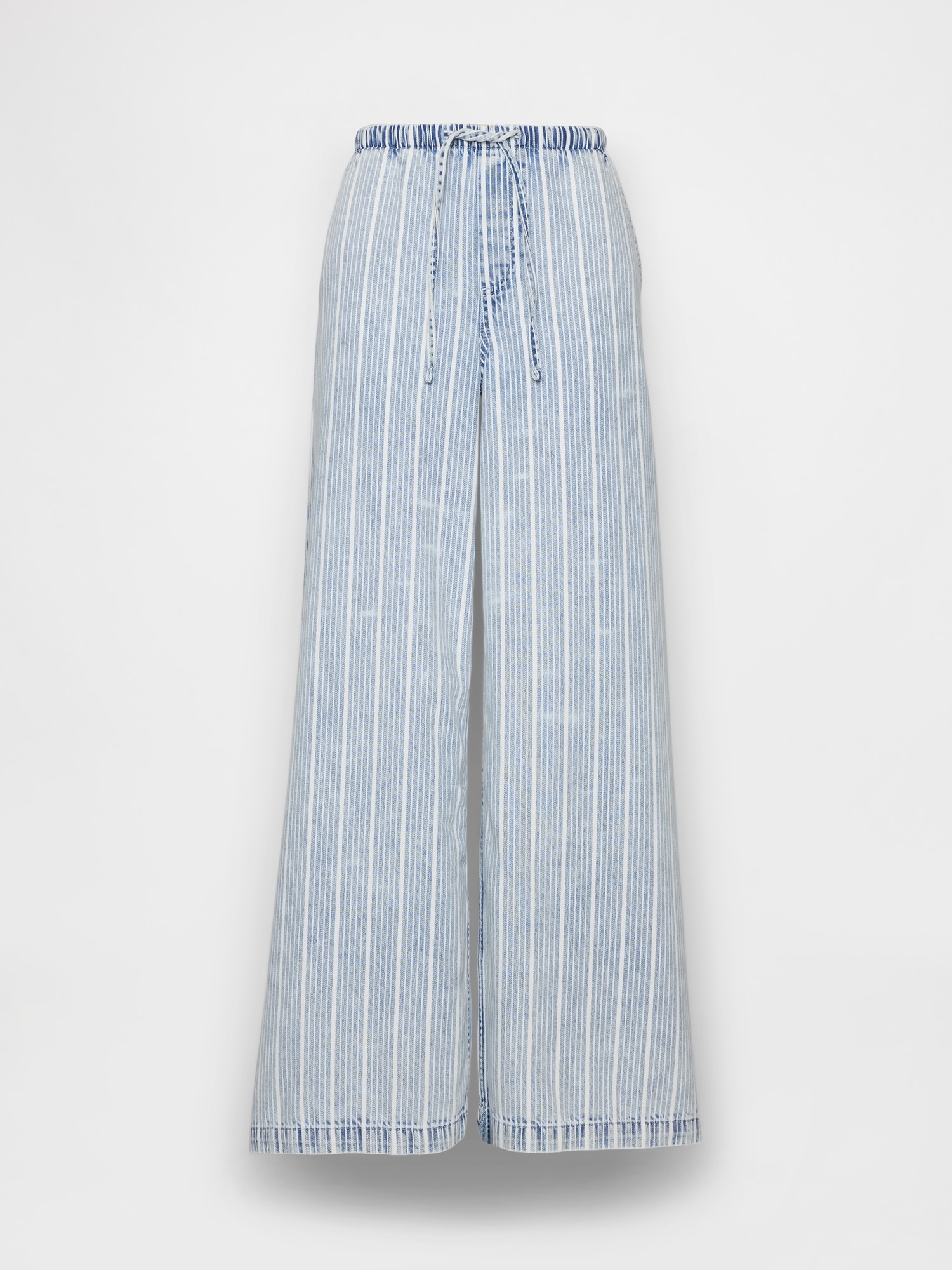 ミッドライズ ウルトラソフト イージーウエスト バギーデニム-5