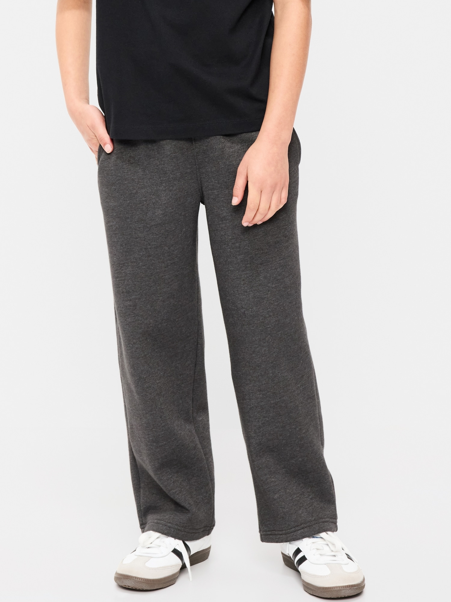 PANTALON DROIT EN COTON OUATÉ POUR GARÇON