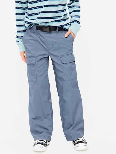 Super Baggy Belted Pull-On Cargo Pants for Boys