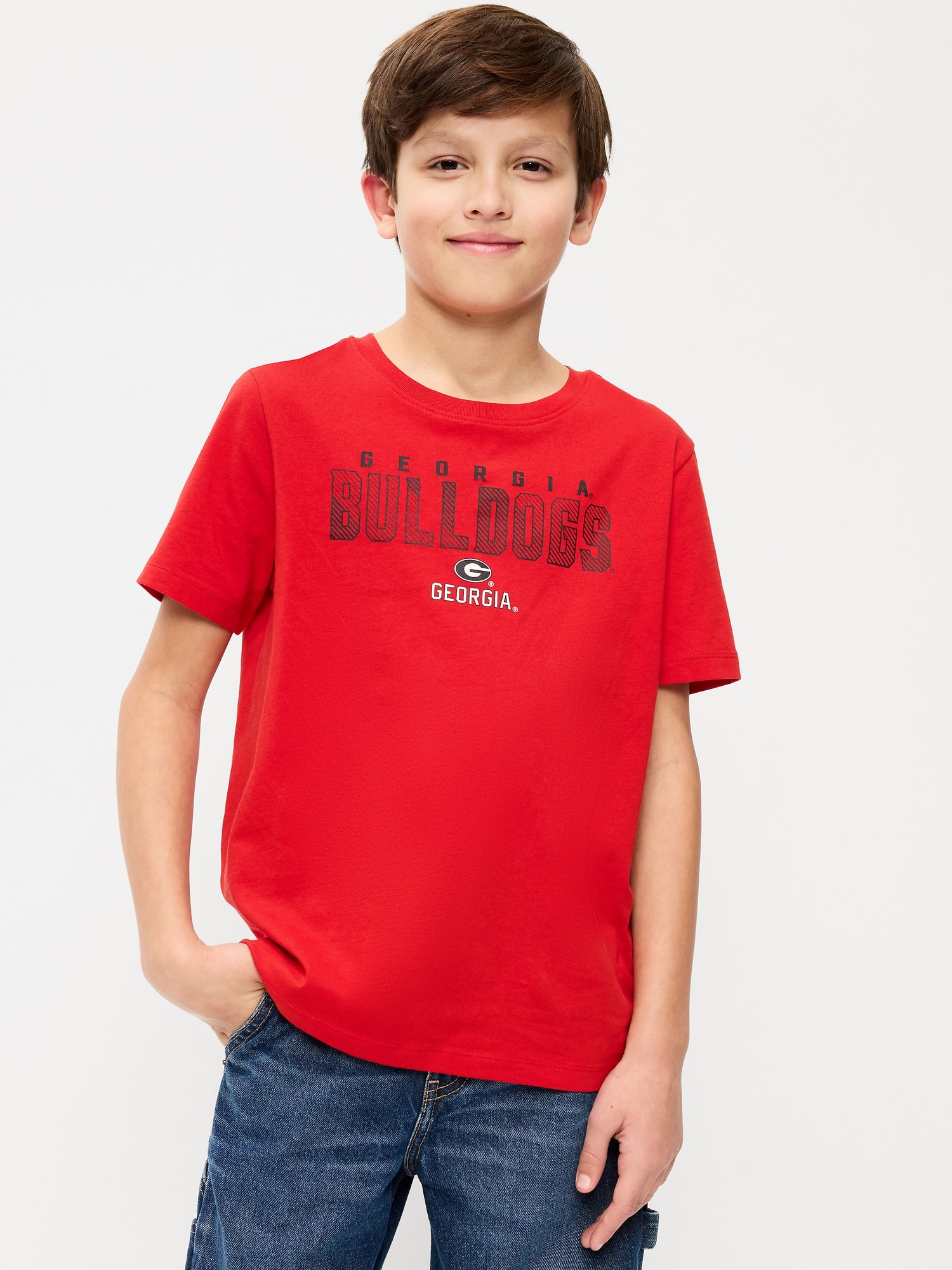 College Graphic Gender-Neutral T-Shirt for Kids