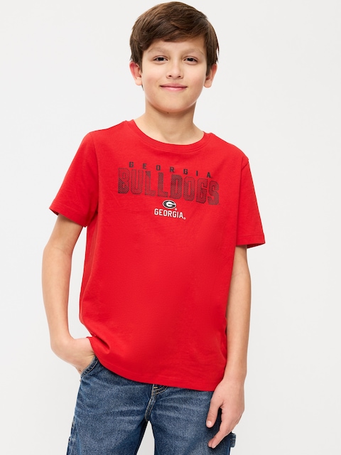 College Graphic Gender-Neutral T-Shirt for Kids