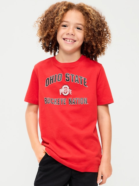 College Graphic Gender-Neutral T-Shirt for Kids