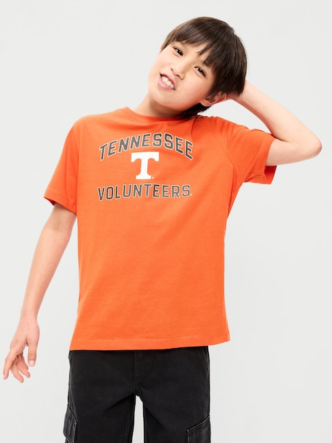 College Graphic Gender-Neutral T-Shirt for Kids