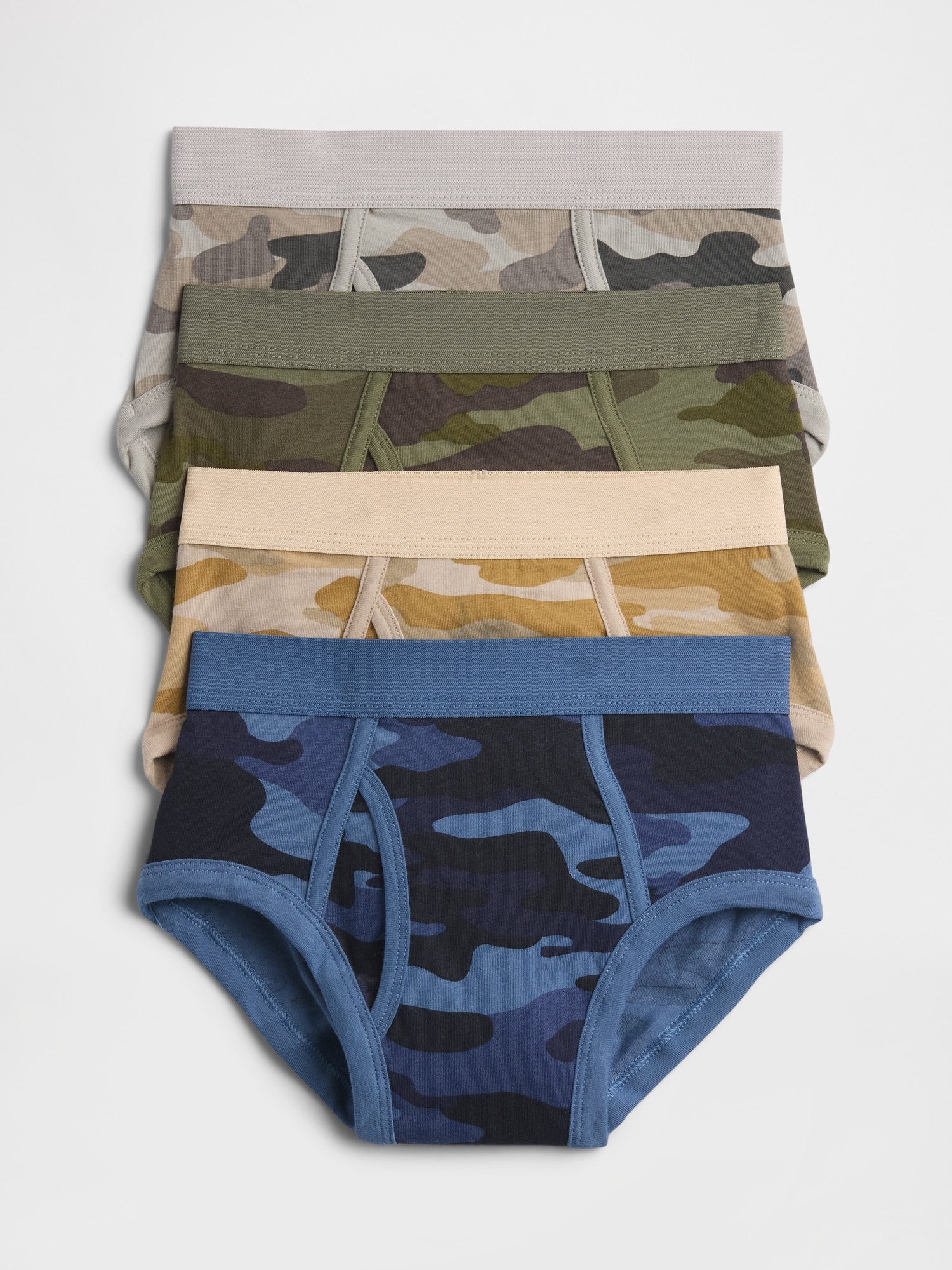 Kids Camo Briefs (4-Pack)