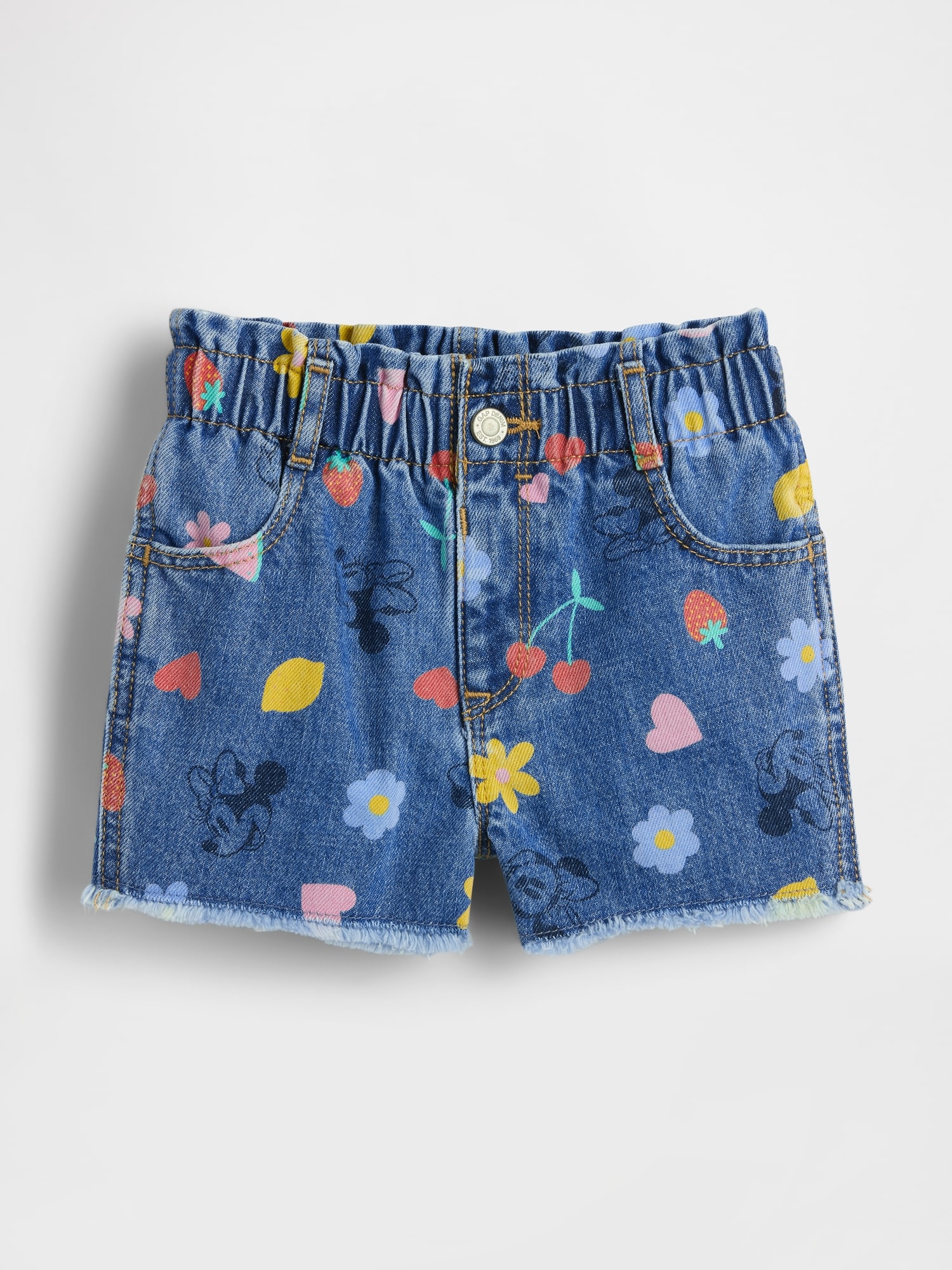 babyGap &times; ディズニー ペーパーバッグ マムジーン ショートパンツ-0
