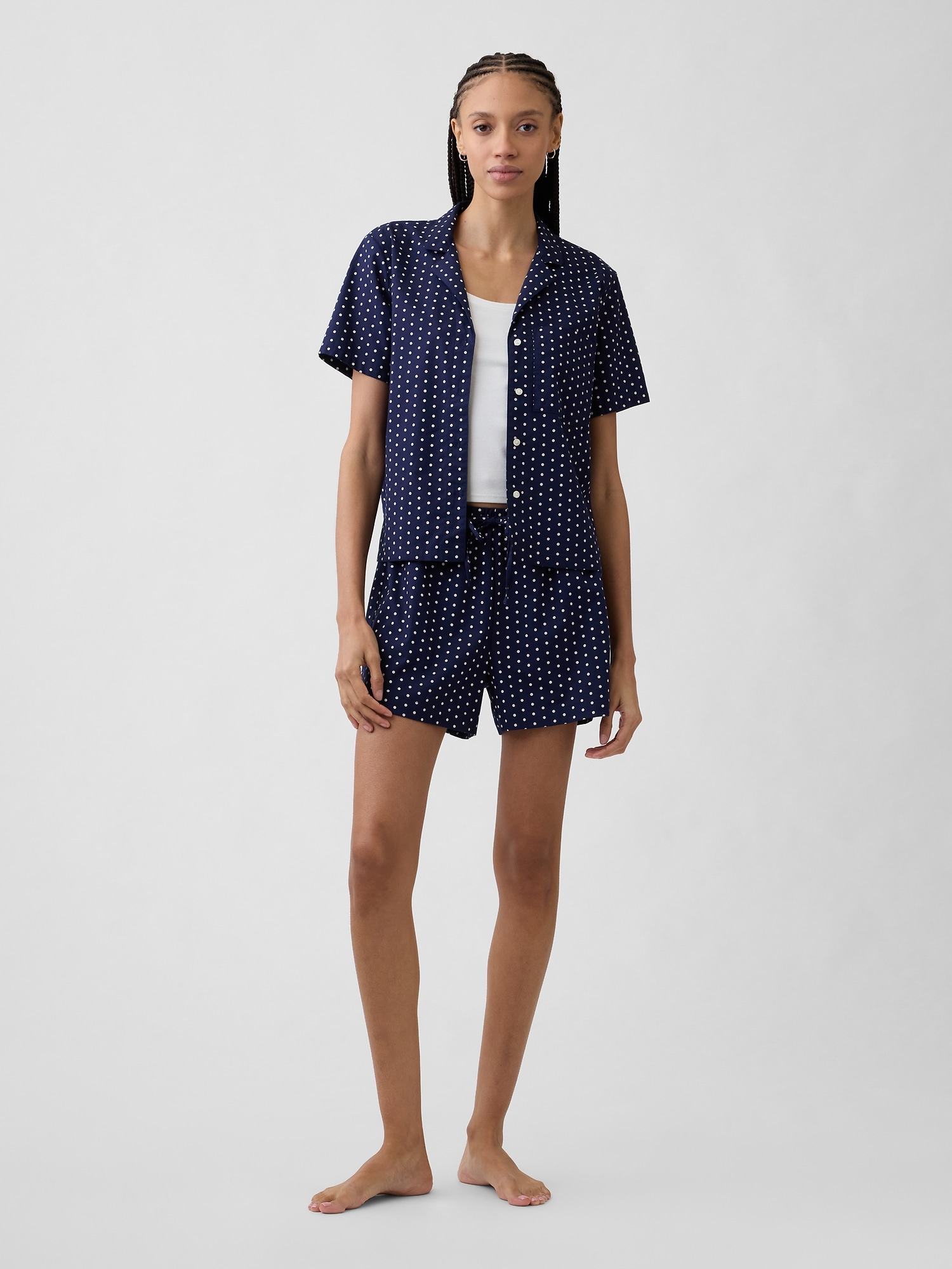 Poplin PJ Shorts