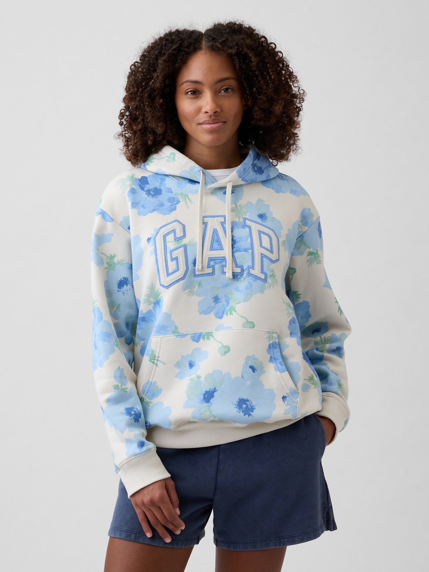 Relaxed Gap Logo Hoodie