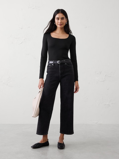 Soft Touch Square-Neck Top